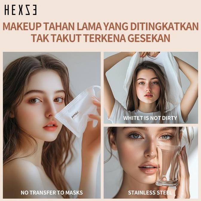 Murah NEW HEXZE - Cushion Tahan Lama 24 Jam melembabkan secara alami, mencerahkan, menutupi, melemba