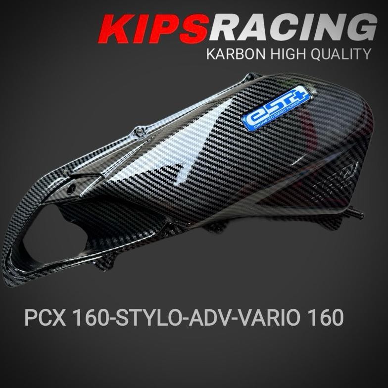 Tutup Filter Pcx 160 Carbon Glosy Tutup Filter Pcx 160 Carbon Original Filter Vario 160 Carbon Adv 1