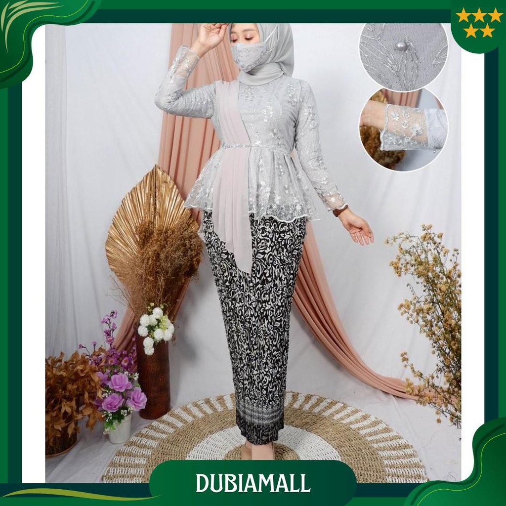 Setelan Kebaya Aurora Selendang Aurel//Kebaya Blouse Selendang Aurel//Model Kebaya Terlaris 2022//Ke