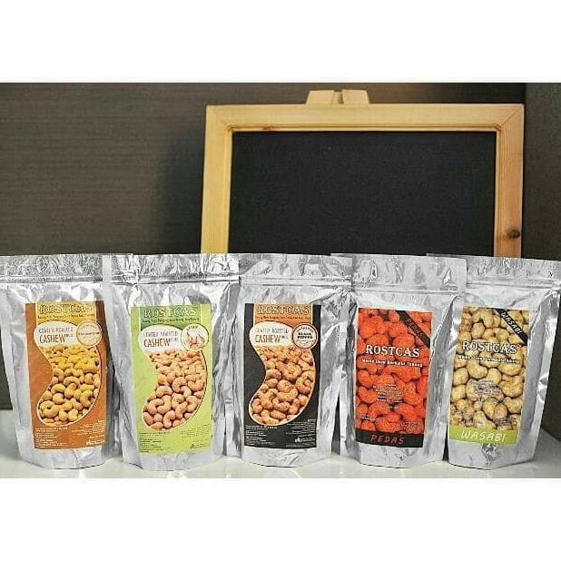 

(Good) Snack cemilan kacang mede mete mente panggang oven Rostcas 197 gram