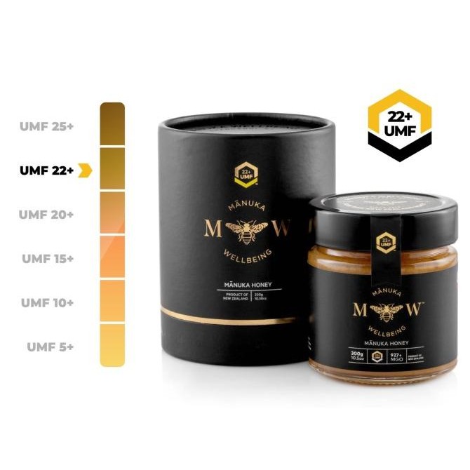 

Manukawellbeing - Madu Manuka Wellbeing UMF 22+ / MGO 927, 300 Gram PRA