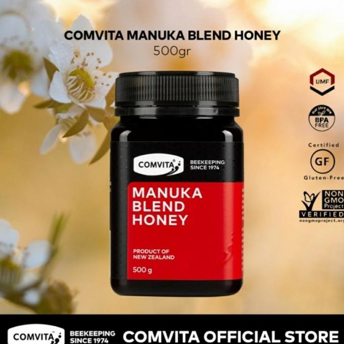 

comvita manuka honey blend 500 gr gram madu murni alami hillary farm PRA