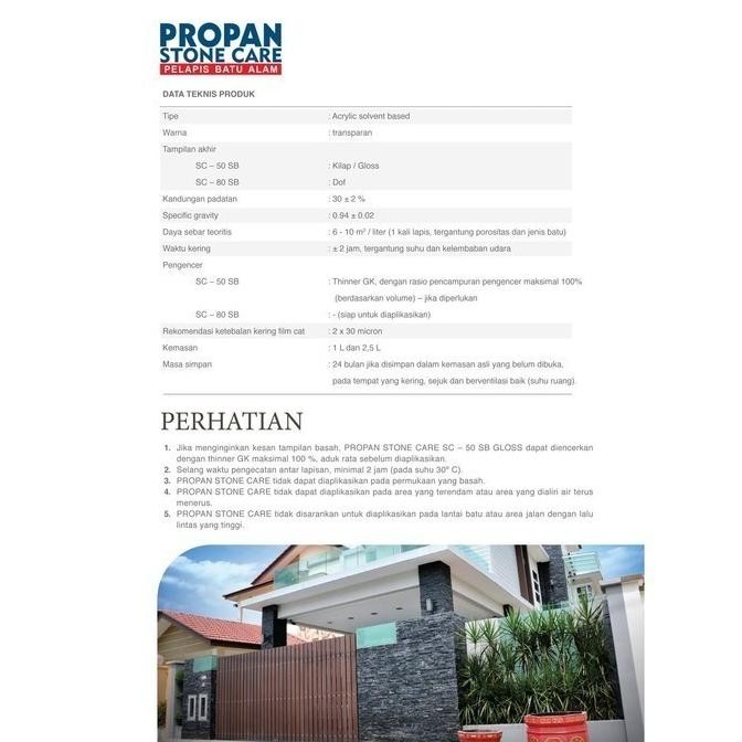 Cat Batu Propan Stone Care Gloss 2.5 Liter