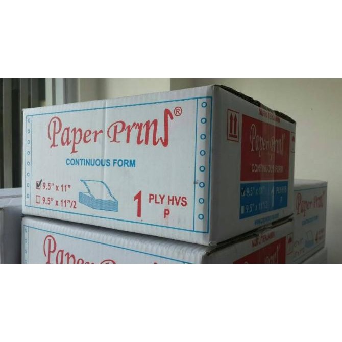 

Continuous Form Paper Prins 9.5"x11" - 1 ply