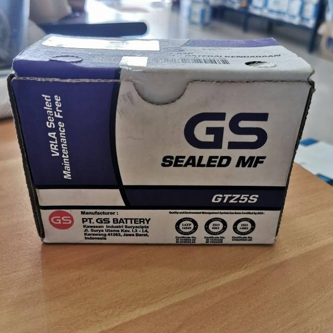 AKI SEPEDA MOTOR GS ASTRA GTZ5S GTZ-5S