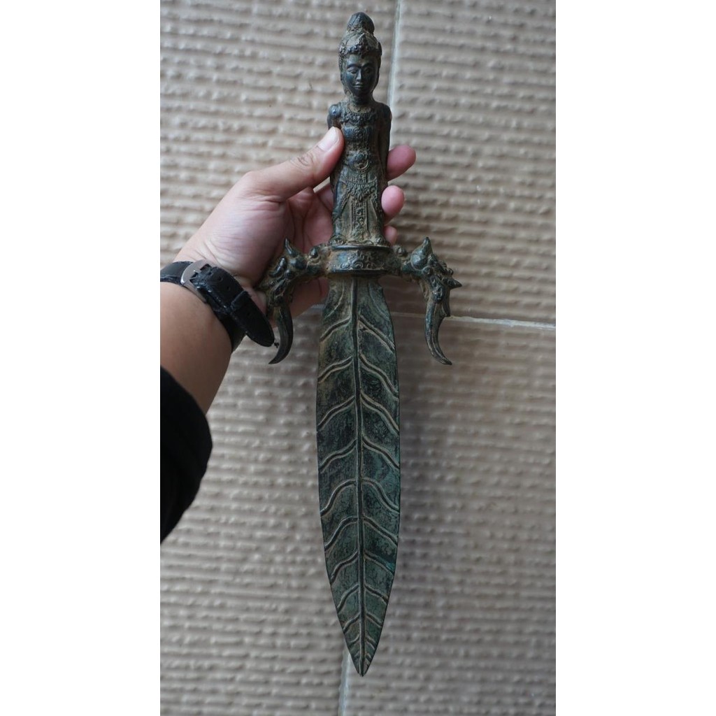 Pedang Dewa Antik Kerajaan Bronze Collector Ukiran Co