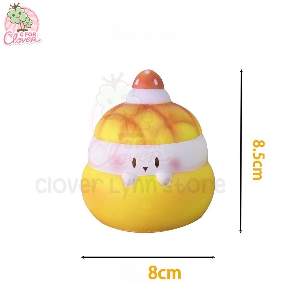 u-45 STRAWBERRY MELON PAN SQUISHY mainan pencetan antistress soft slow kado hadiah Terlaris