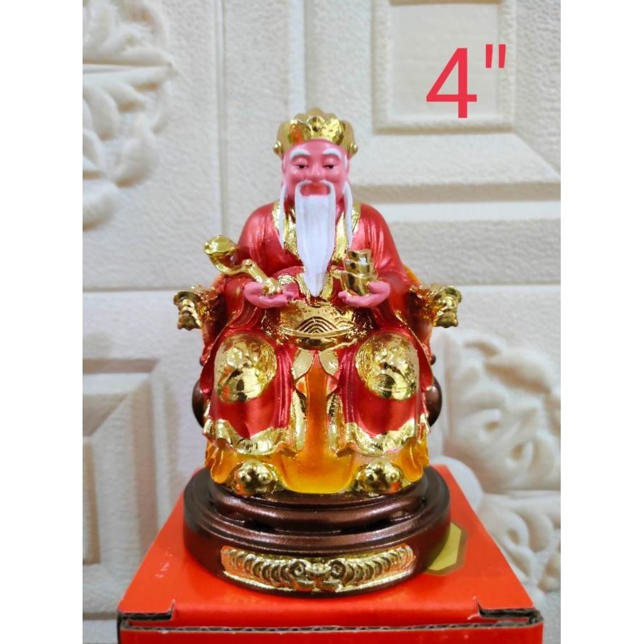 patung dewa hok tek cin sin dewa bumi uk 4 inc murah
