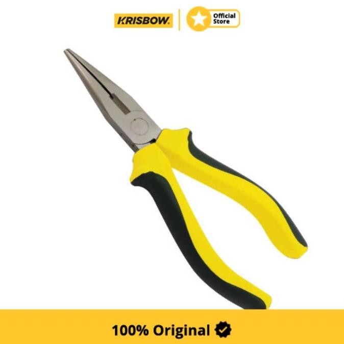 Promo Krisbow Long Nose Plier Tang Cucut 20 Cm
