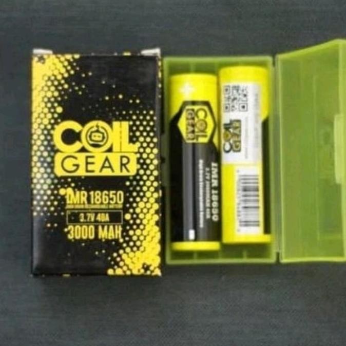 gh-45 BATERAI 18650 ORIGINAL COIL GEAR KUNING 3000mAh Terlaris