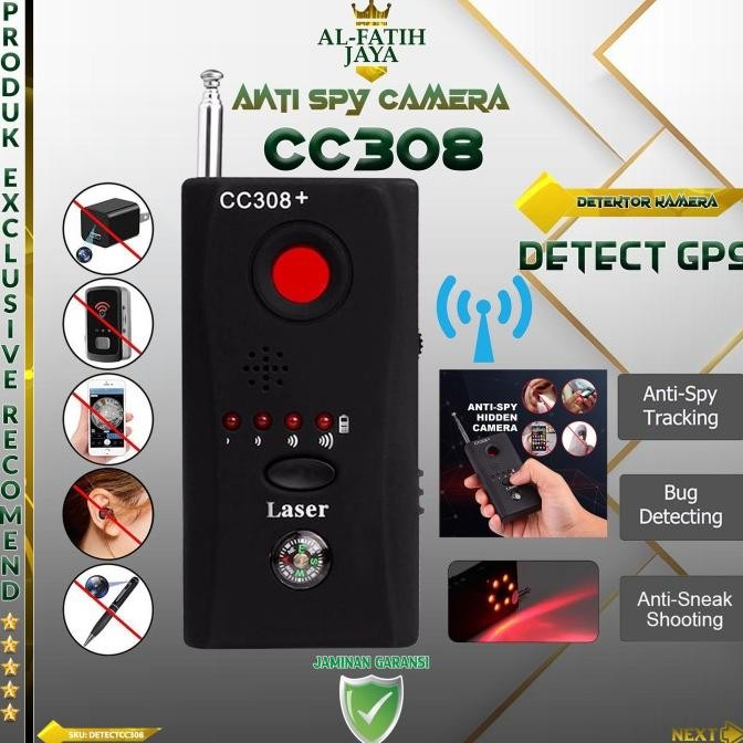 Spy Camera Detector Kamera Pengintai Deteksi Cam mini Bug GPS VHF GSM ENC