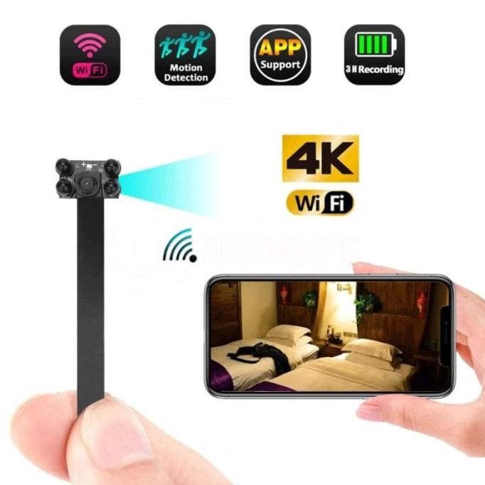 KAMERA CCTV PENGINTAI MINI WIFI SPY NIGHT VISION HD CCTV ORIGINAL ENC