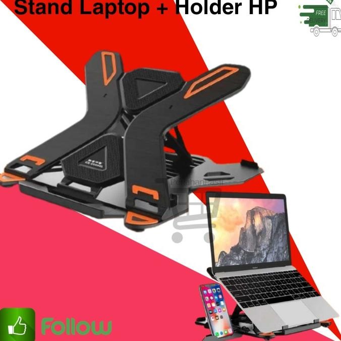 STAND LAPTOP + HOLDER HP - ALAS LAPTOP - MEJA LAPTOP - TEMPAT LAPTOP NEW