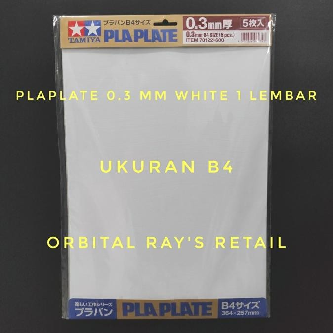 

Promo Plaplate Tamiya 0.3 mm ukuran B4 COD