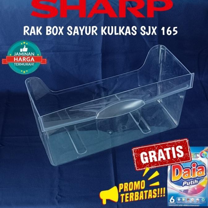 '+'+'+'+] RAK KULKAS BOX SAYUR DAN BUAH KULKAS SHARP 1PINTU KECIL TYPE SJX165