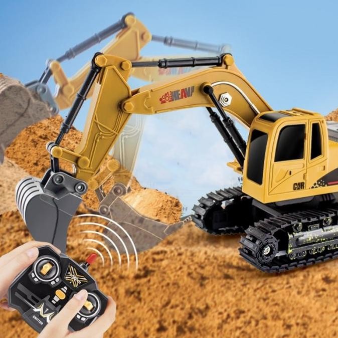 ~~~] mainan rc excavator remote control