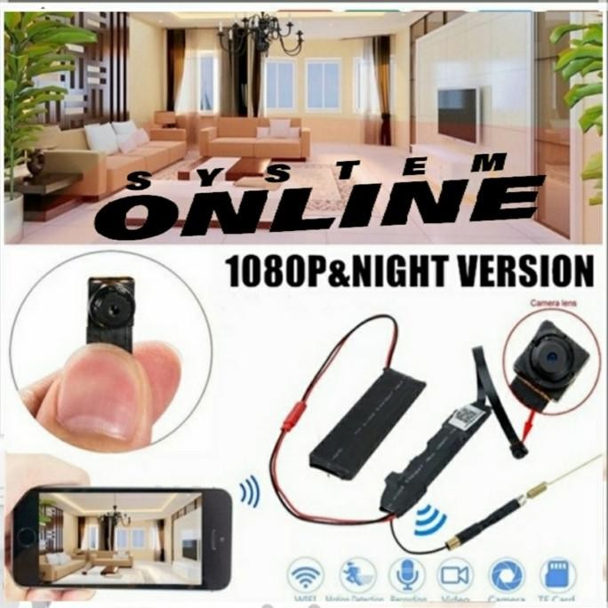IP Cam CCTV Pengintai Kamera Super Mini 8MP Hasil Jerni ENC