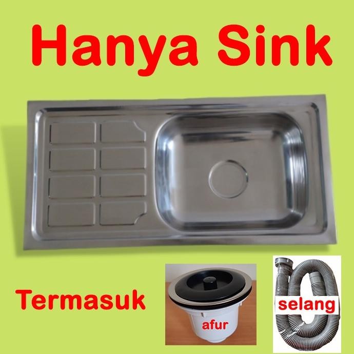 Wastafel Cuci Piring Portable Kitchen Sink Bak Cuci Piring Stainless