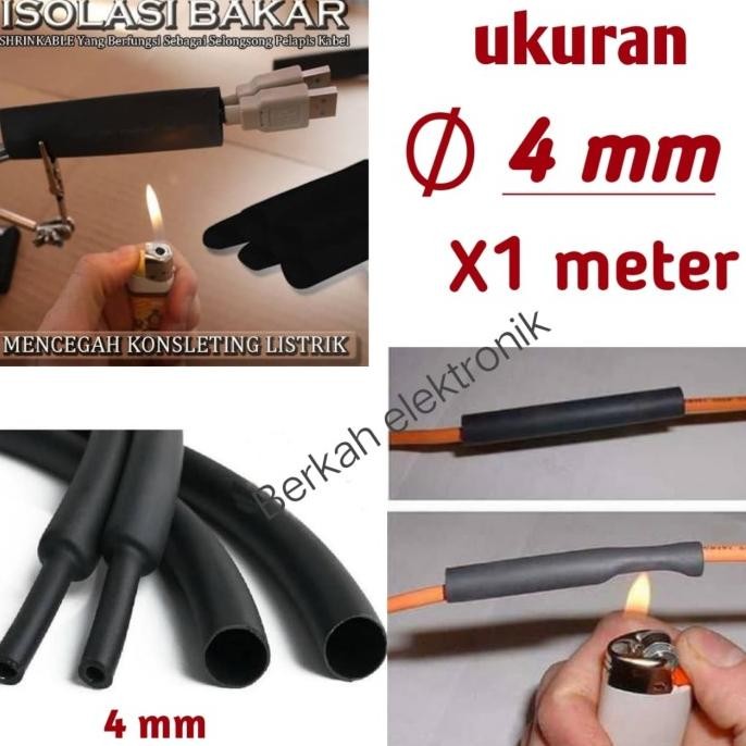 

Ready stock] ISOLASI BAKAR 4mm x 1meter