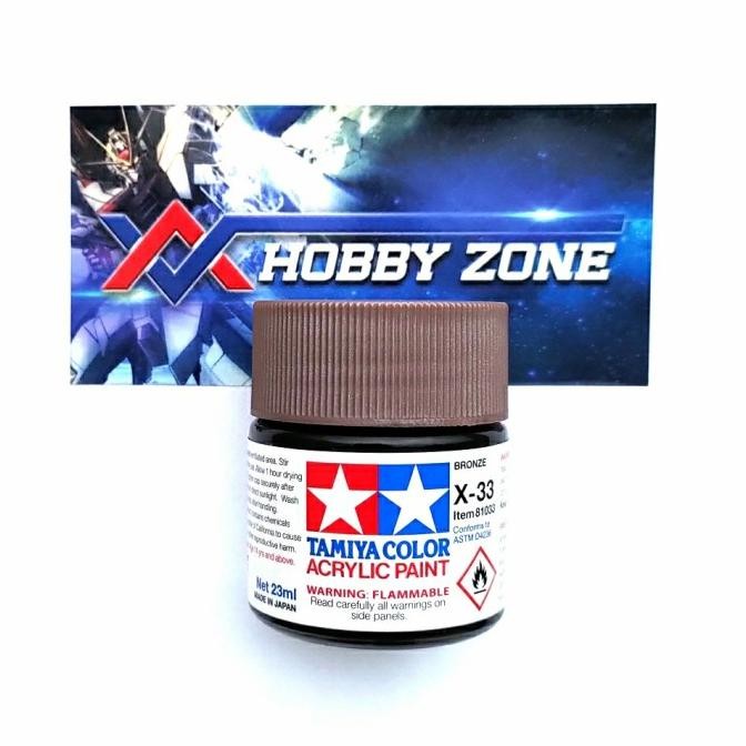 

Promo Tamiya Acrylic Paint X-33 Bronze ( 23ml ) COD