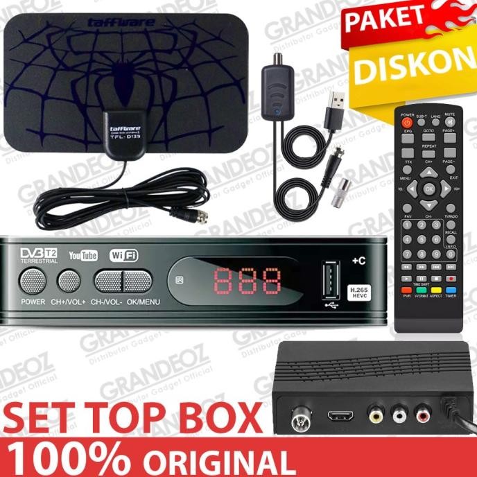 HRG DISKON Set Top Box DVB-T2 STB Satellite TV Digital Coocaa Polytron LG Matrix