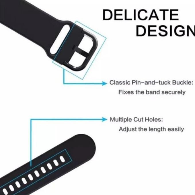Strap Smartwatch Olike OW-W3 Rubber Tali Jam Tangan Colorful Buckle murah