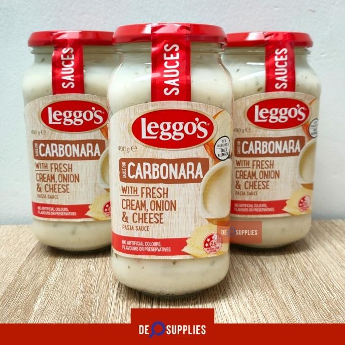

Leggos Carbonara Pasta Sauce 490gr - Saus Pasta Leggo's Karbonara AUS murah