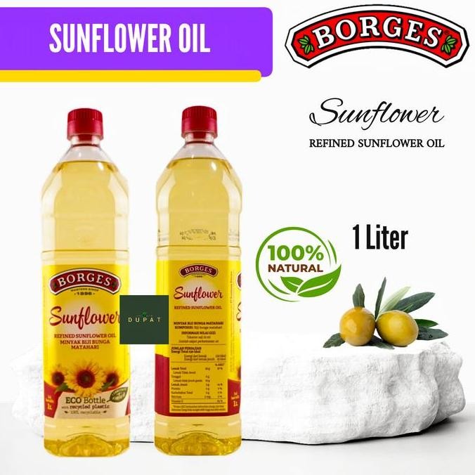 

BORGES - Sunflower Oil 1L / Minyak Bunga matahari Seed Olive murah