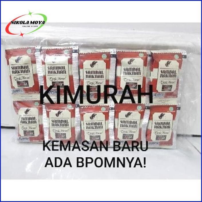 

MURAH..!! SAMBAL BAWANG NAKNAN, ENAK TENAN, LEVEL 3, SACHET