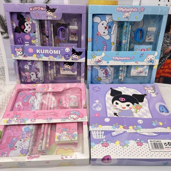 

RedArtos MRJ Paket Alat Tulis Set 7 in 1 Set Stationery Set Alat Tulis Anak Sekolah Quality