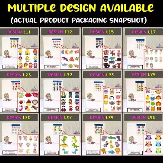 

2er-54 Stiker Lukis Diamond / Sticker pop Full Drill Round Diamond Painting Cartoon Terlaris