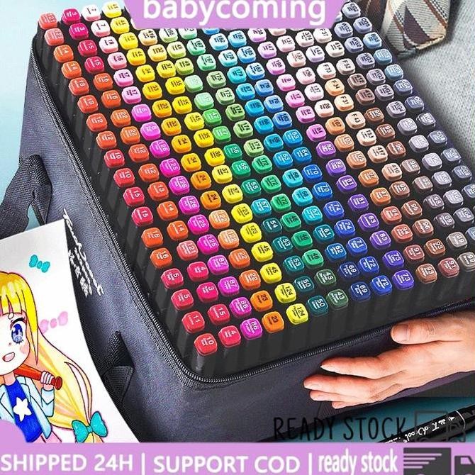

CodTouch 204/168/120 Warna Sketsa Spidol Umum General Marker Set Animation Markers Pen Stationery