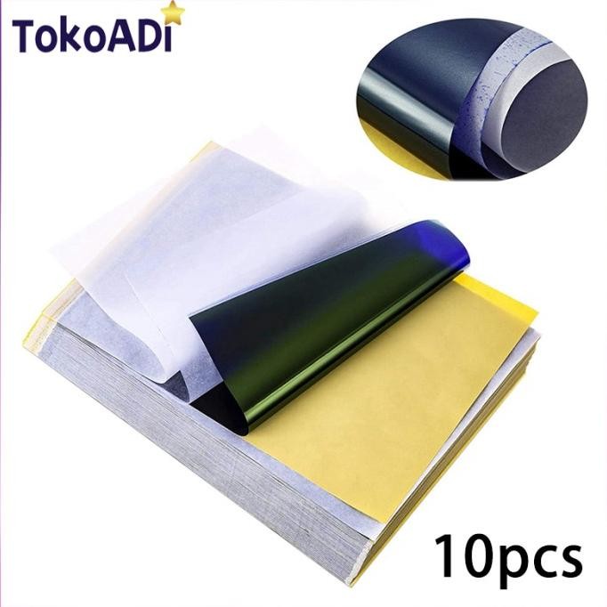 

10Pcs Kertas Karbon/Tattoo Paper Spirit/Stencil Carbon/Thermal Tracing