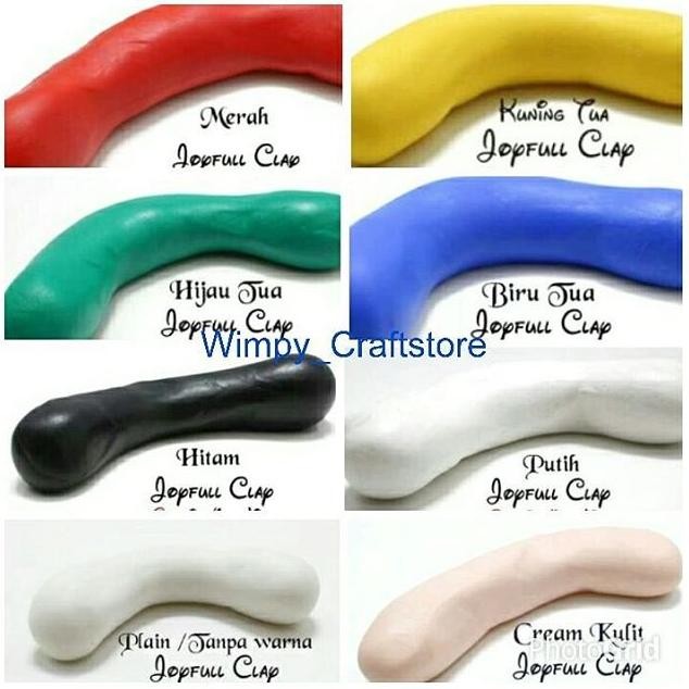 bahan clay joyfull clay air dry clay cold porcelain resin clay craft murah
