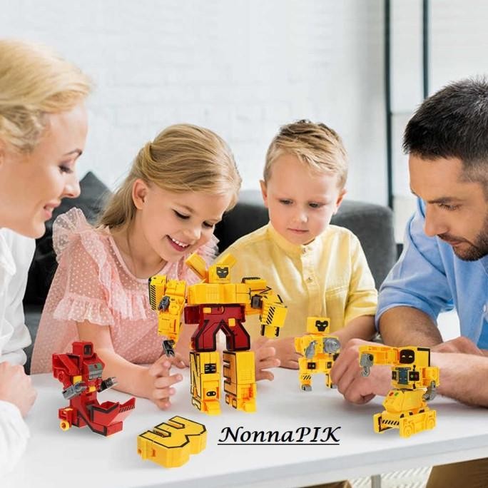 Mainan Anak Huruf Alphabet Robot SET Mainan Edukasi Huruf Robot murah