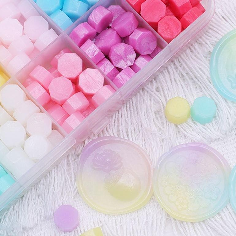 

CXV-38 Sealing Wax Set 24 Warna Wax Seal Beads Lilin Stempel Wax Diy Stamp Seal Wax Lilin Segel Viral