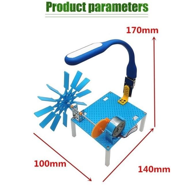 Kit Edukasi Water Turbine Generator / Baling-Baling Kincir Air /Miniatur Kincir Air / Plta Mini / Pr