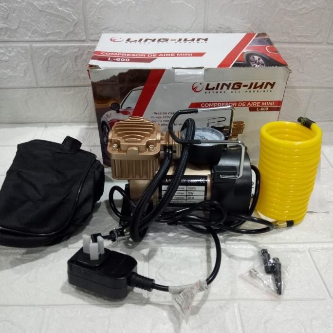 New Kompresor Mini Pompa Angin Elektrik Ling - Jun (L-600) 220V New Stok