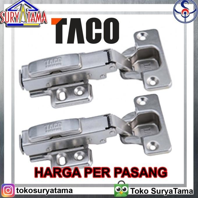 *:*:*:*:*] Engsel Sendok Hidrolik Slow Motion TACO ET-01 / A LURUS Full Overlay