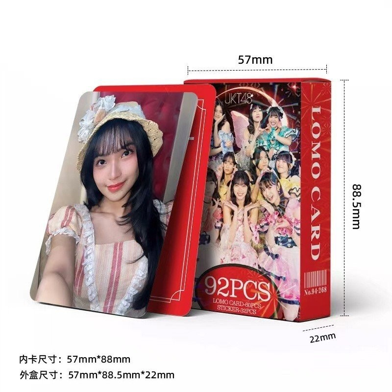 

92Indonesia Women's Team JKT48New Album Mini Truck Self-Printed Photo Stickers Collection Laser Box Mini Truck