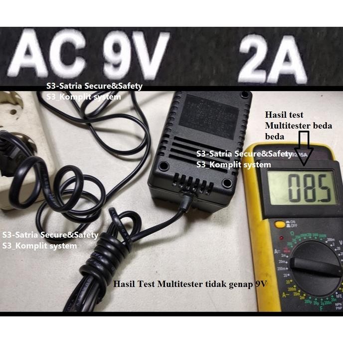 REPLACEMENT POWER SUPPLY 9V 2000MA LINE 6 POD ADAPTOR 9VAC M13