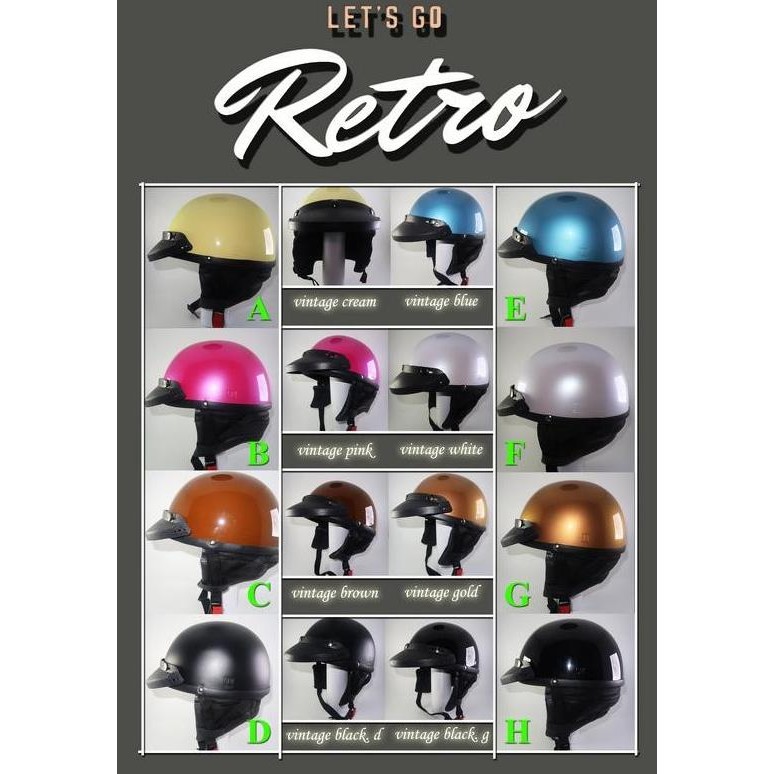 Sale Helm Chip Sni Retro   Pet