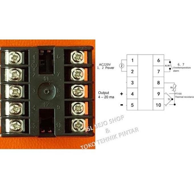 Temperature Controller Pid Output Analog 4 -20 Ma
