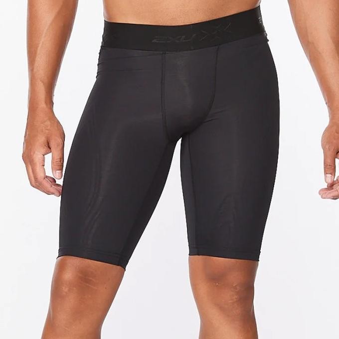 Celana Training 2Xu Mcs X Compression Shorts Black Gold Original Terbaru