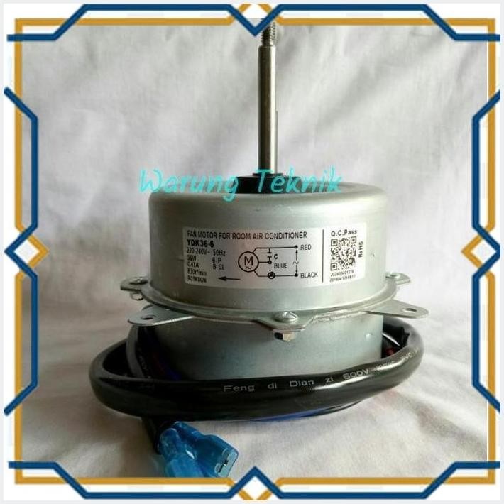 [WRG] DINAMO OUTDOOR MOTOR FAN AC GREE SANYO AQUA YDK30 YDK36-6