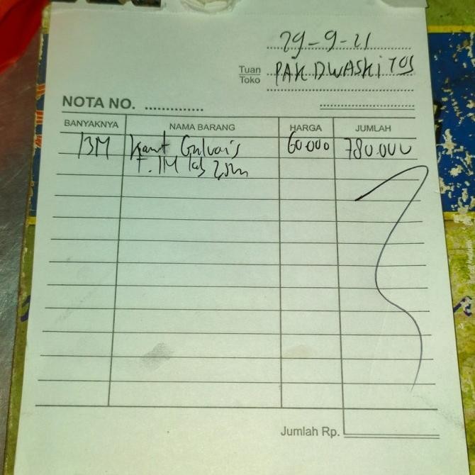 

Kualitas terbaik] Nota pak dwaskitos