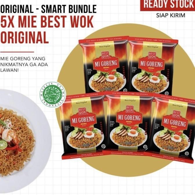 

(Good) (ORI) 5 PCS BUNDLE - Mie Best Wok Halal