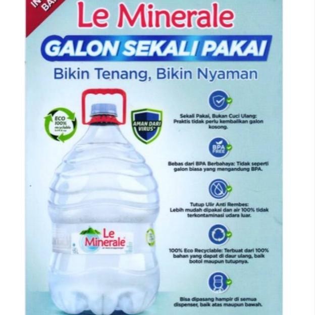 

(Good) Galon Le Minerale khusus GRAB/GOJEK