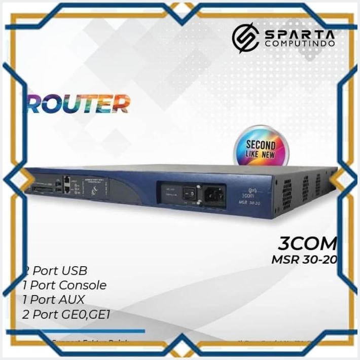 [CVS] Promo Router 3Com MSR 30-20 Termurah Bergaransi Berkualitas