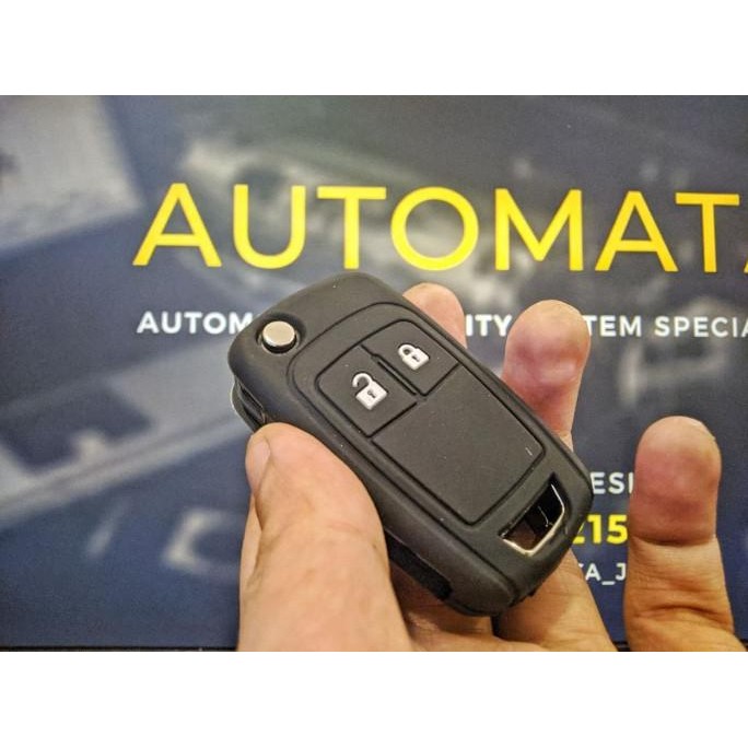 Cover Silikon Kondom Kunci Lipat Flip Key Chevrolet Spin Trax Aveo BARU